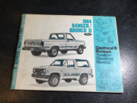 1984 Ranger & Bronco II Electrical/Vacuum Troubleshooting Manual