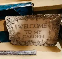 New Garden Plaque Stake “Welcome To My Garden”