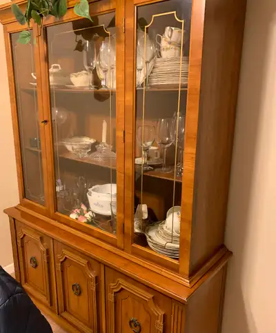 Oak Hutch.. in great shape! $25, View more