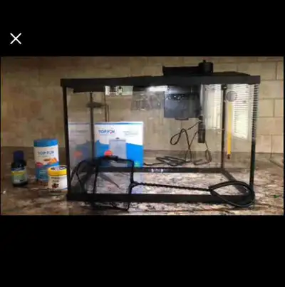 I’m selling my 5 gal fish tank and supplies , View more