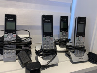 V tech cordless phone set (x4) 