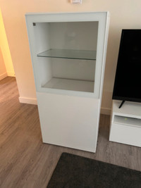 Ikea Storage Unit with glass door, excellent condition