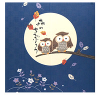 NEW Japanese Style Morino Chie Owl Noren Curtain