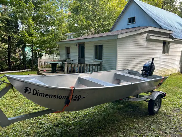Aluminum Boat 14' no rivets, fully equipped62863286377859123