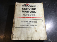 Mercruiser #23 GM V8 454 7.4L 502 8.2L Gen VI & L-29 Shop Manual