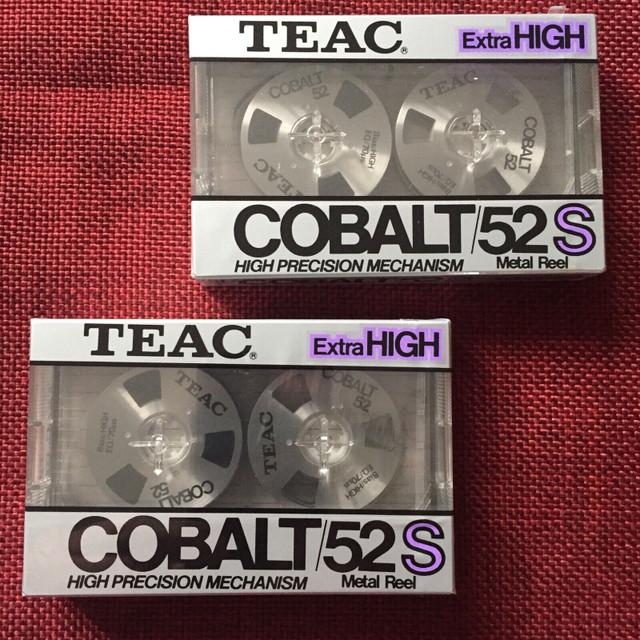 TEAC Cobalt/52S Extra HIGH Metal Reel Sealed Cassettes in Stereo Systems & Home Theatre in North Bay