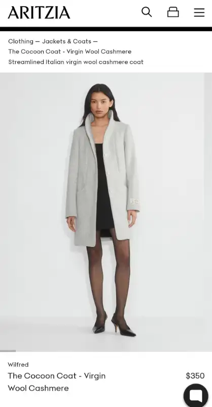Aritzia Brand New Cocoon Coat for sale!! in Women's - Tops & Outerwear in City of Halifax - Image 6