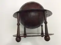 Metal Globe - book shelf, coffee table decor/accent piece