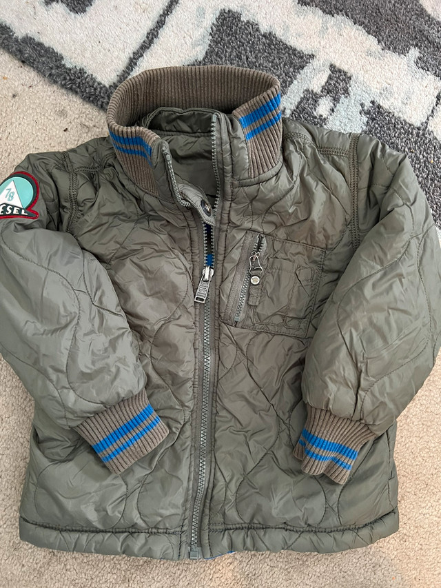 designer boys diesel polo north face ski coats used low prices  in Kids & Youth in Oakville / Halton Region - Image 4