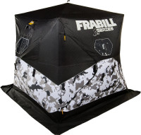 FRABIL INSULATED BRO SERIES PORTABLE ICE SHACK 3-4 PERSON + SLED