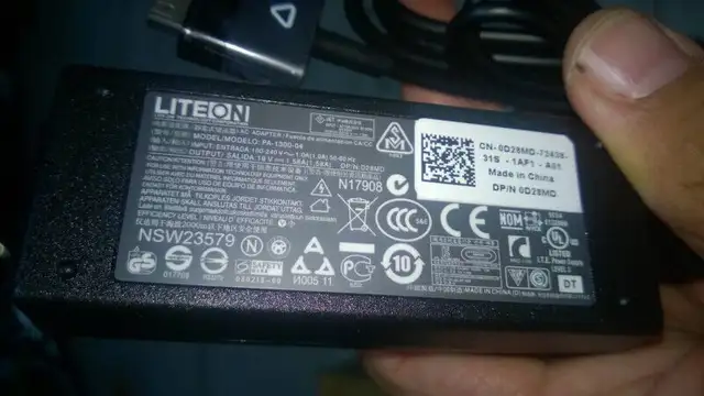 Original Liteon Dell Latitude ST Tablet AC Adapter in Laptop Accessories in Oakville / Halton Region - Image 3