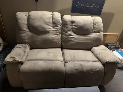 Recliner love seat couch, View more