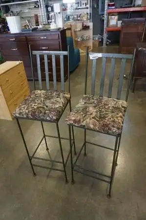 BAR CH BAR CHAIRS - 2 - METAL FRAME 1 thuAIRS - 2 - METAL FRAME, View more
