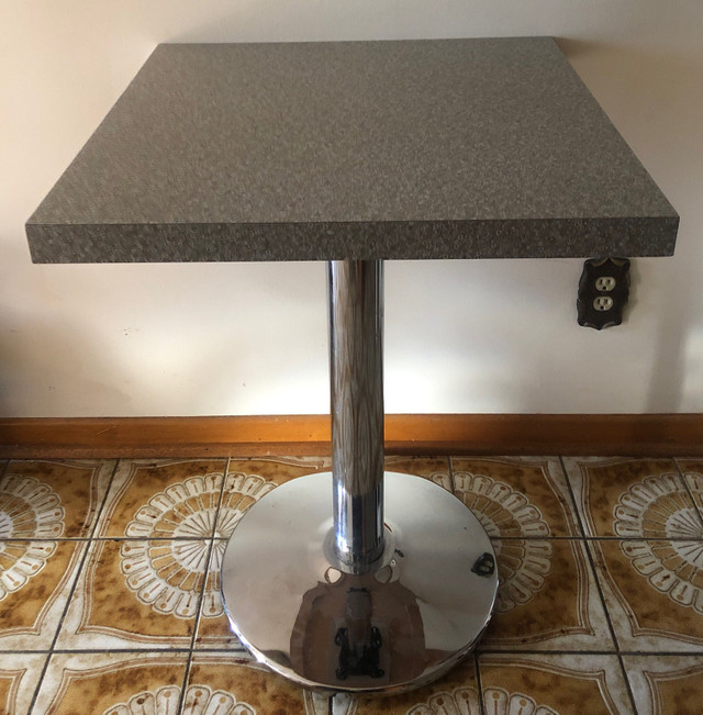 Square Platter Base Table - Chrome base in Kitchen & Dining Wares in Mississauga / Peel Region