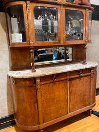 Antique Burl cabinet