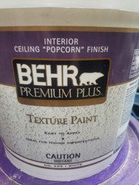 Popcorn texture ceiling paint