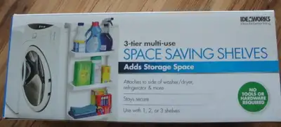 New 3 tier space saving shelves, View more