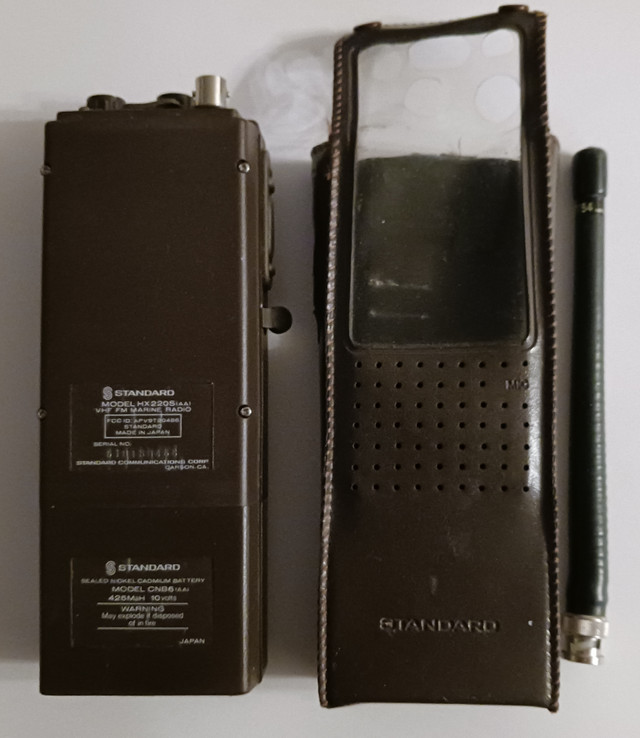 Standard Communications HX220S VHF Marine Radio-Made in Japan in General Electronics in Mississauga / Peel Region - Image 2