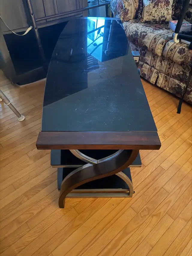 54” Brown Cherry 3-in-1 TV Stand in TV Tables & Entertainment Units in Ottawa - Image 3