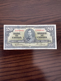 Billet de $20 1937