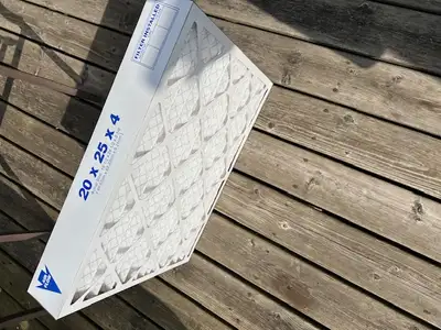 5 new Furnace filters 20 x 25 x 5 for $5 each.