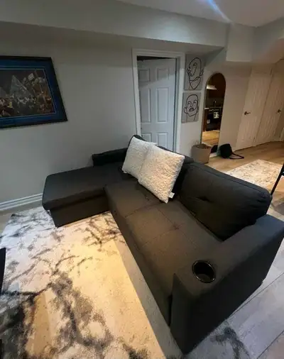 Sectional Sofa with Storage black, View more