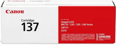 Canon 137 Black Cartridge, Standard Yield, View more