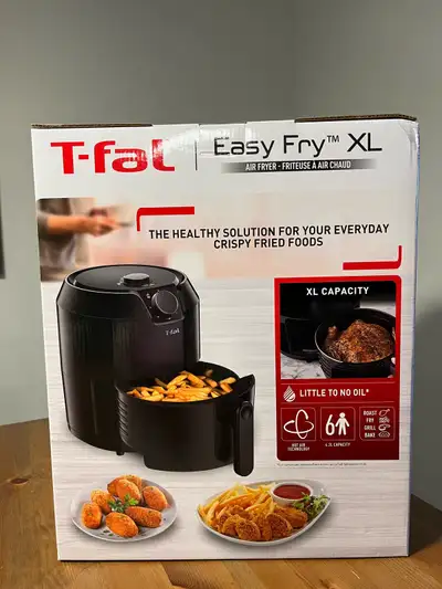 T-Fal air fryer Brand new, never opened box Selling for about 125.00 online My price: 75.00 or best...