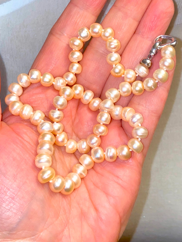 Natural Pink Pearls necklace brand new in Jewellery & Watches in City of Toronto - Image 4