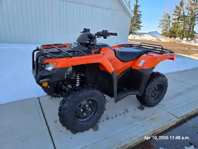 2015 Honda fourtrax 420 4x4 power steering fuel injection Auto shift Independent suspension Quad, In...