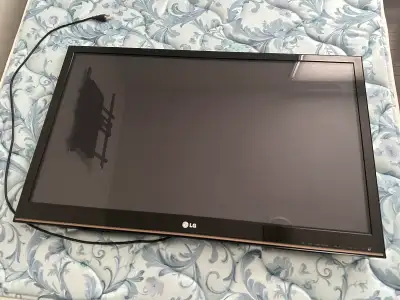 LG 42 inch TV, TV mount & remote, View more