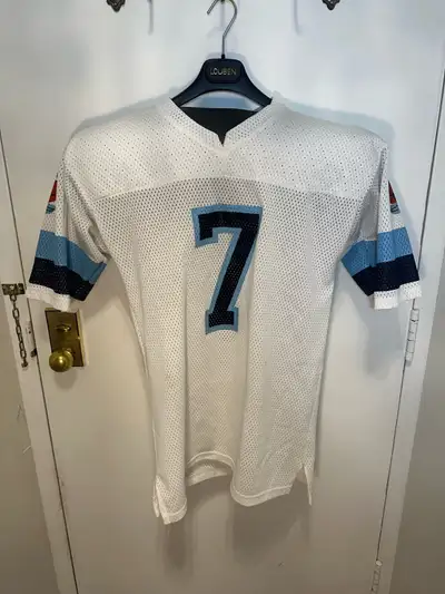 Show your Canadian football pride with this rare Toronto Argonauts jersey featuring number 7 and the...