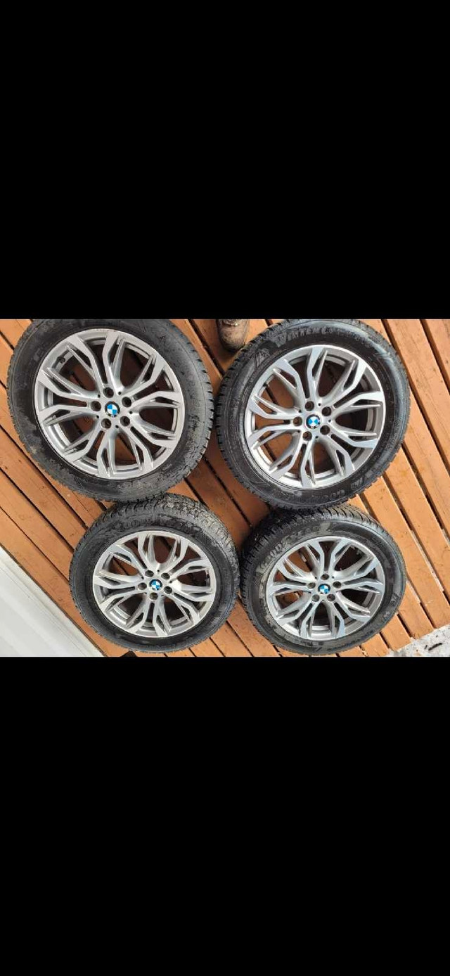 Set of 4 BMW Rims with Winter Tires in Tires & Rims in Saskatoon - Image 2