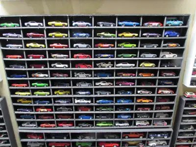 Hot Wheels , The Mopar Action Collection in display rack 96 cars in the total Includes Barracuda, Cu...