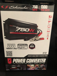 Power converter Schumacher 750 watts with USB / cars RV trucks