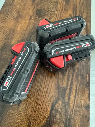 Milwaukee M18 Batteries, View more
