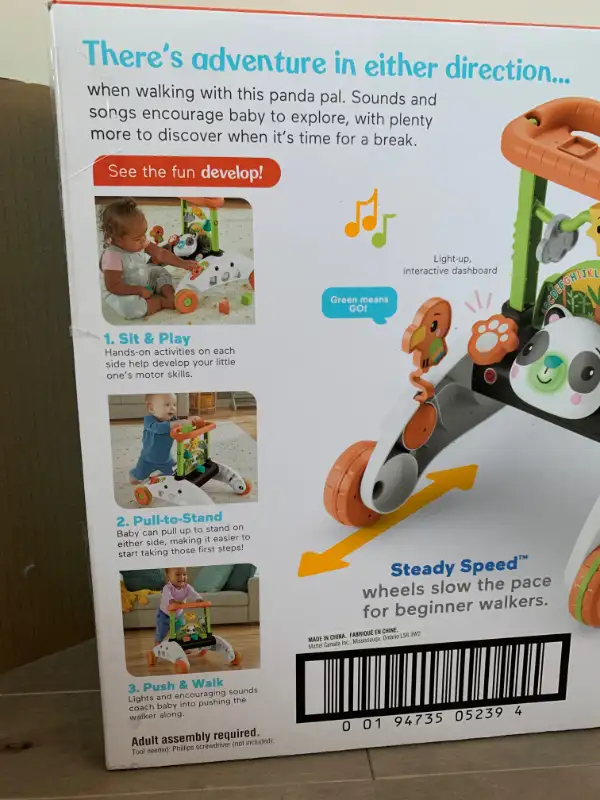 FISHER PRICE BABY STEPS PANDA TRAINING WALKER-LIKE NEW in Other in Edmonton - Image 11