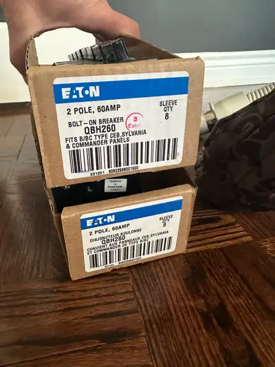 these are brand new breakers l have 10 in stock 165 each