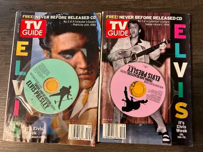 TV Guide with Elvis CD's, View more