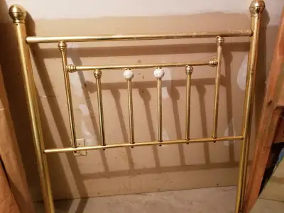 Twin Bed Brass Head Board