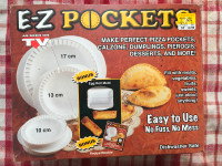 Pocket maker set for pizza pocket,turnovers, pierogis and more