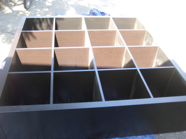 FS: IKEA black 4x5 TV, also EXPEDIT 4x4, white door/drws inserts in Bookcases & Shelving Units in Ottawa - Image 2