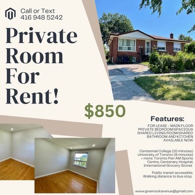 FOR LEASE!! MOVE IN READY 2 PRIVATE BEDROOMS AVAILABLE $850/MONTH 1 SHARED BATHROOM 1 SHARED KITCHEN...