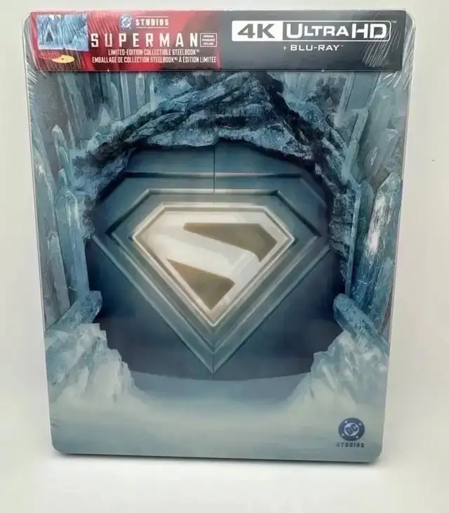 Superman Steelbook: 4K + Blu Ray New Sealed