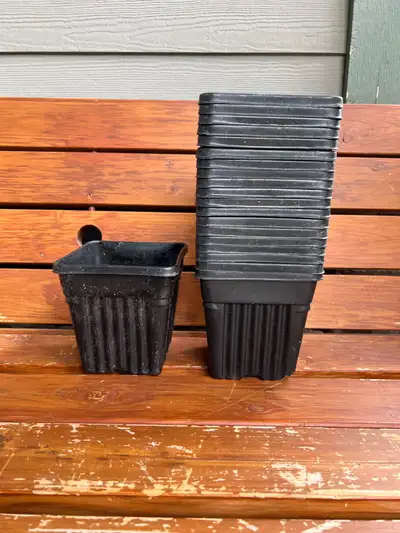 5" x 5" Square Plant Pots READ AD, View more