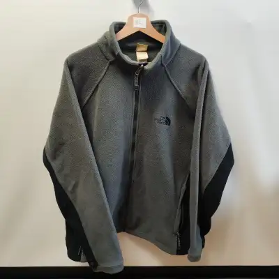 The North Face Zip Up Fleece Sweater Jacket Grey【 MENS XL 】, View more