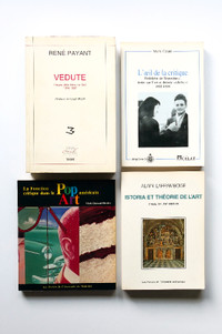 Théorie et Histoire de l’Art, Université de Montréal, 4 livres