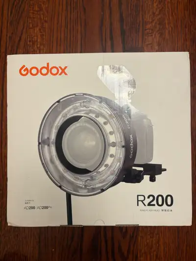 Godox Ring Flash Head for AD200 and AD200Pro Pocket Flashes, View more