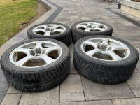 Winter tires with rims, 4