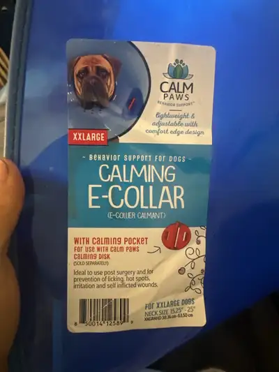 XXLarge Dog Cone. Pick up only. No holds. $10. Price is not negotiable. Cash only, e-transfers not a...